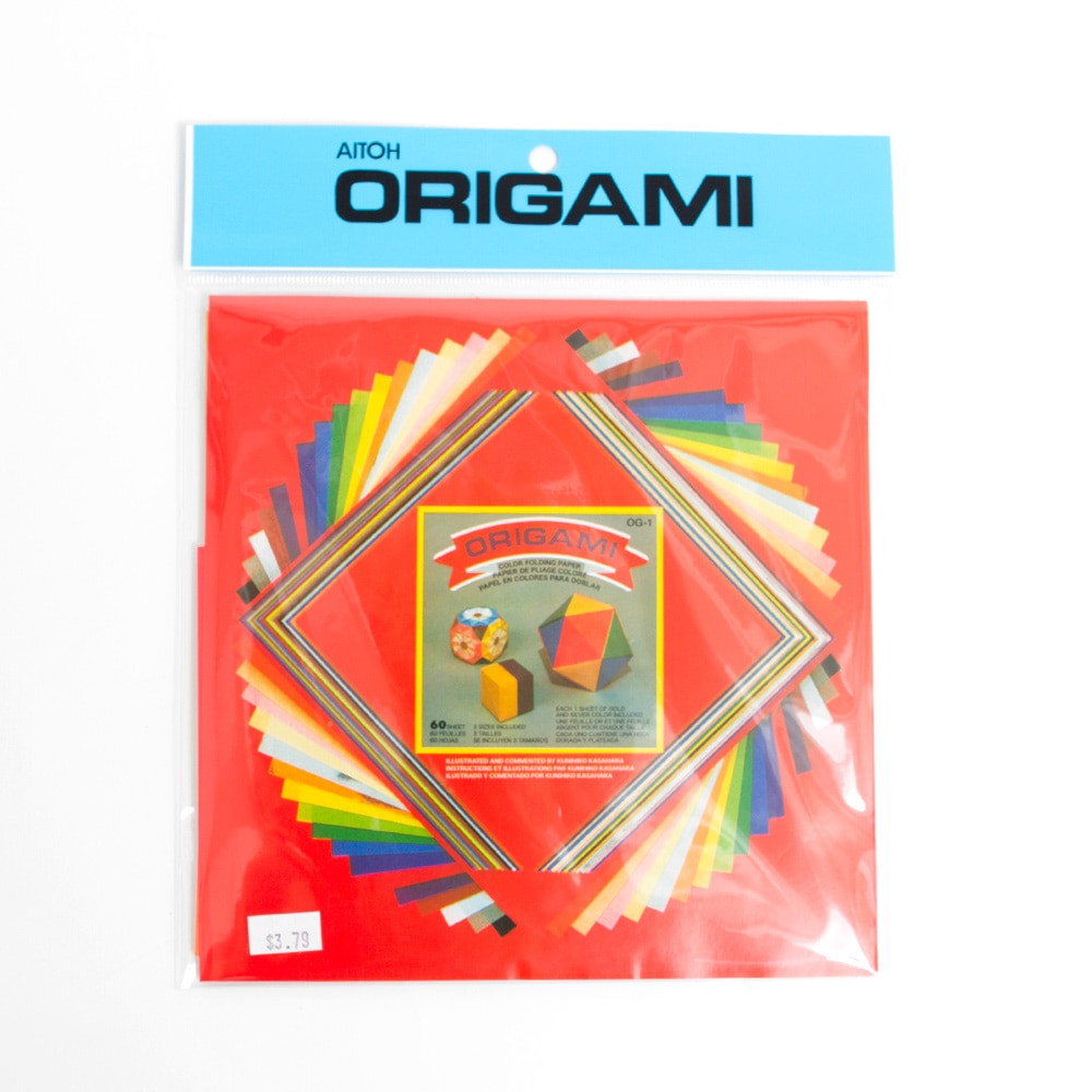 Aitoh, Origami, Papers & Kits, Art & School, Mixed Sizes, OG, 1 pack, 3342